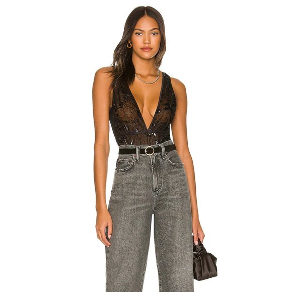 Bluebella Tops - 😎 XXL Bluebella x Victoria's Secret Skylar Sequin Soft Bodysuit / Teddy 😎